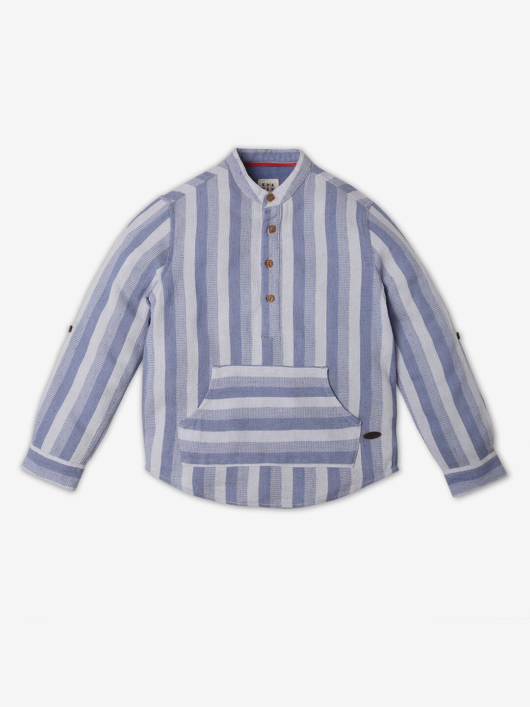 Ed-a-Mamma Boys Premium Opaque Striped Casual Shirt
