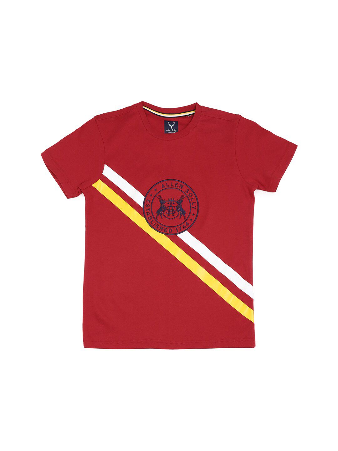 Allen Solly Junior Boys Printed Applique T-shirt