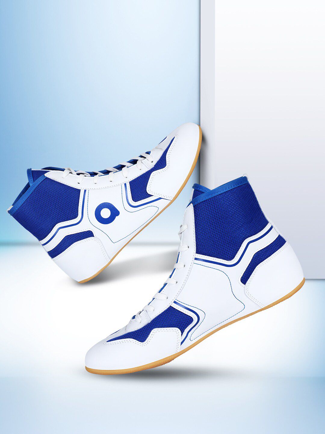 Aivin Men White And Blue Pro Kabaddi League Shoes