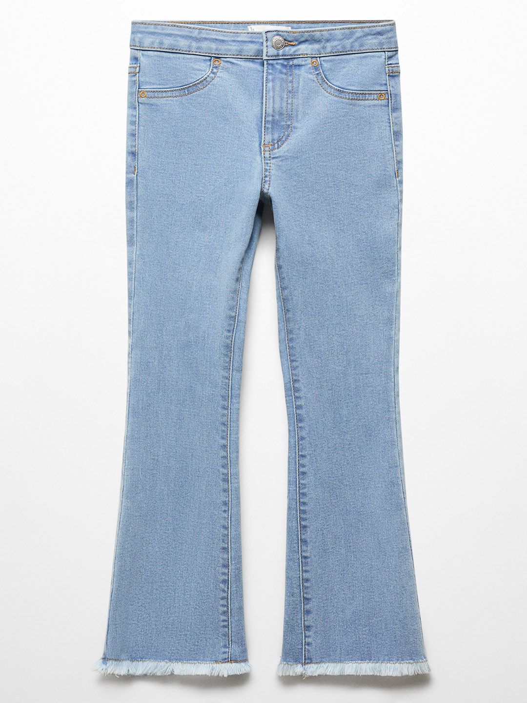 Mango Kids Girls Bootcut Stretchable Jeans