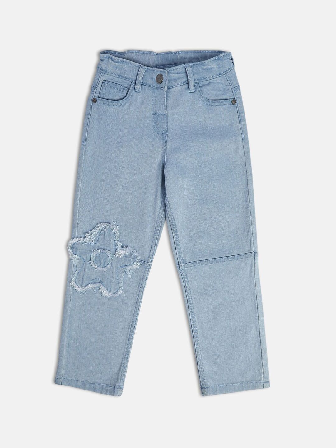 MINI KLUB Girls Mid-Rise Regular Fit Jeans