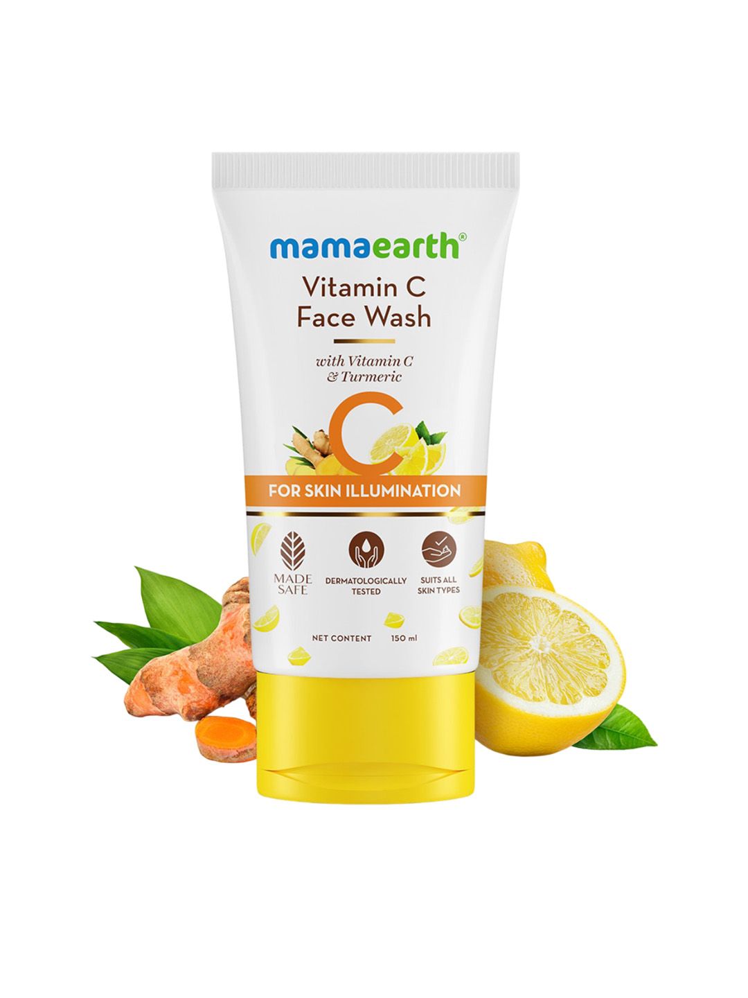 Mamaearth Vitamin C Face Wash With Turmeric For Skin Illumination - 150ml