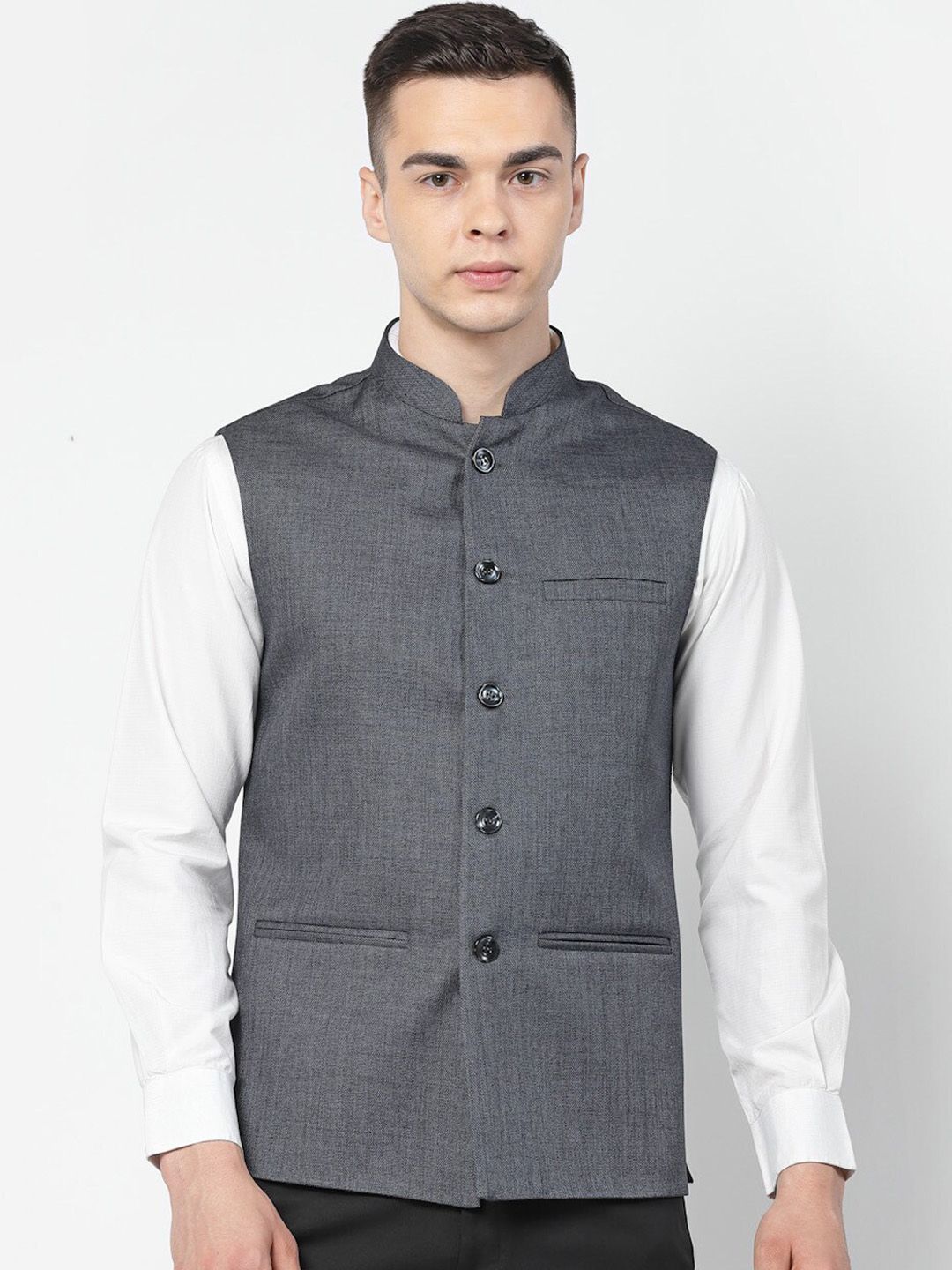 Badoliya & Sons Jute Cotton Nehru Jackets