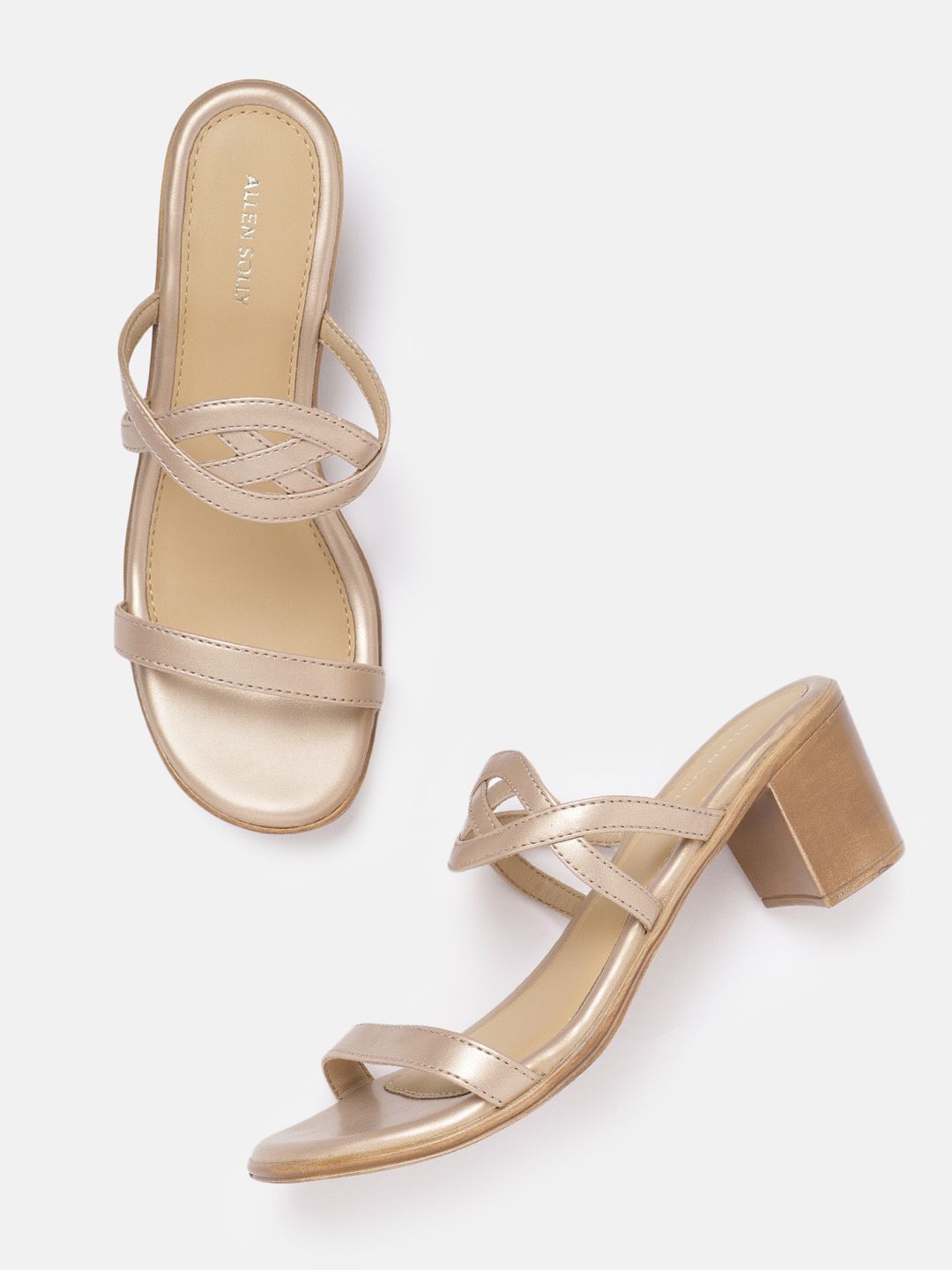 Allen Solly Open Toe Block Heel