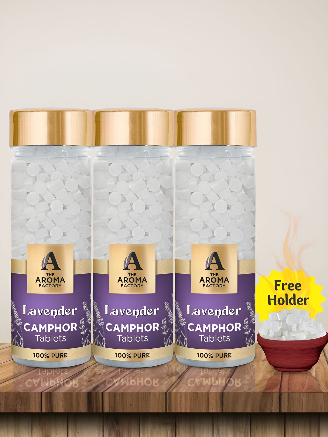 The Aroma Factory Camphor 3 Piece Scented Camphor
