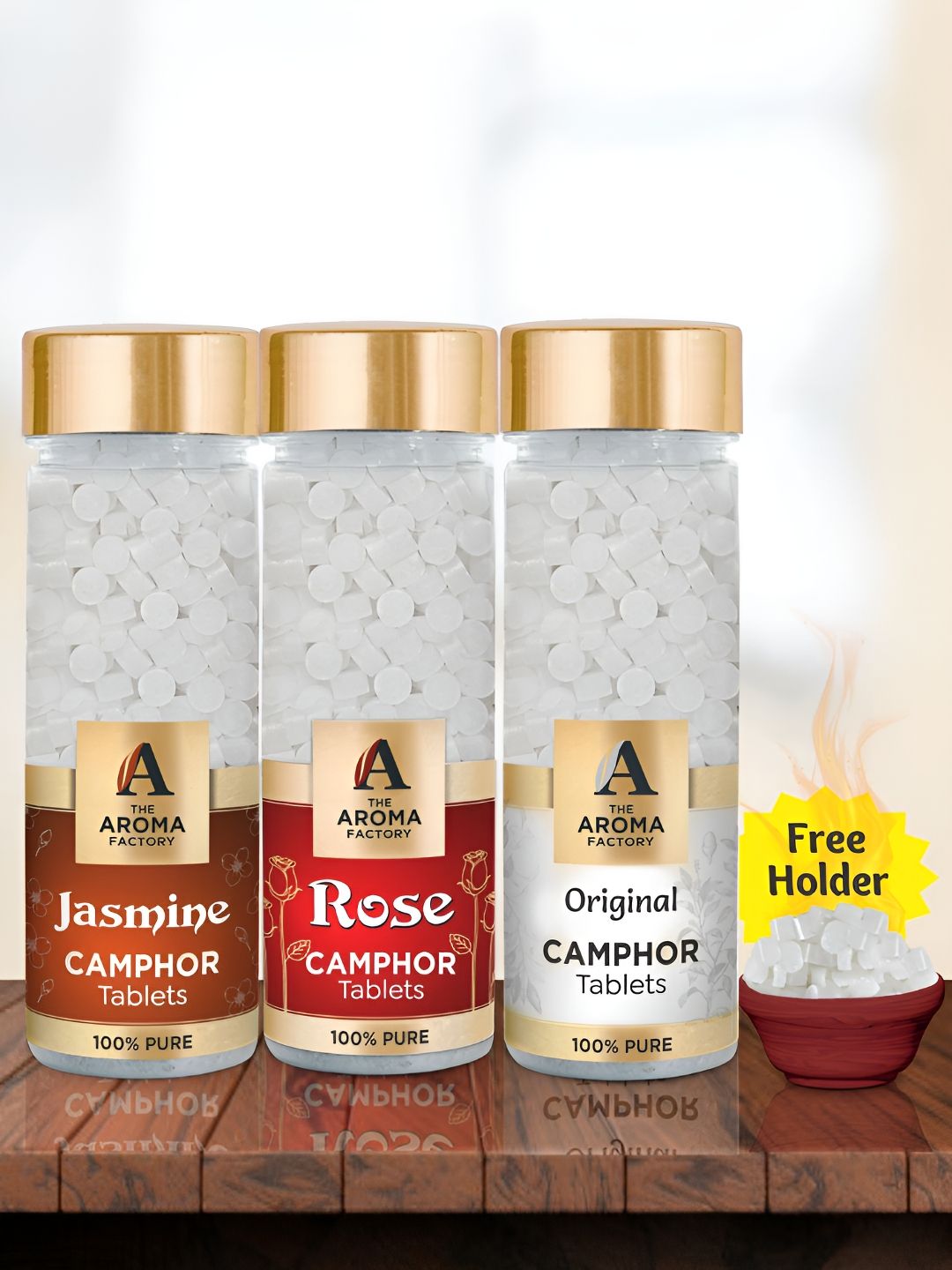 The Aroma Factory Camphor 3 Piece Scented Camphor