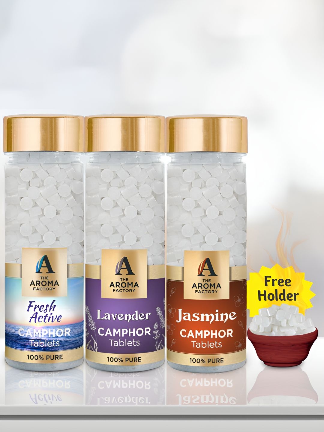 The Aroma Factory Camphor 3 Piece Scented Camphor