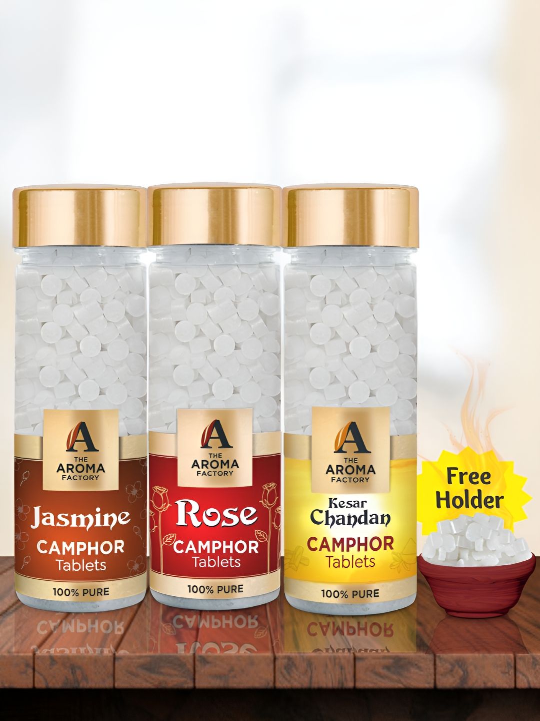 The Aroma Factory Camphor 3 Piece Scented Camphor