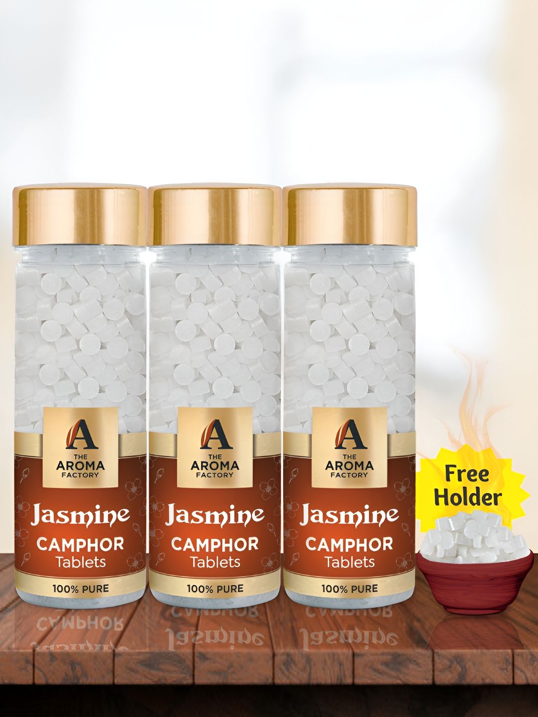 The Aroma Factory Camphor 3 Piece Scented Camphor