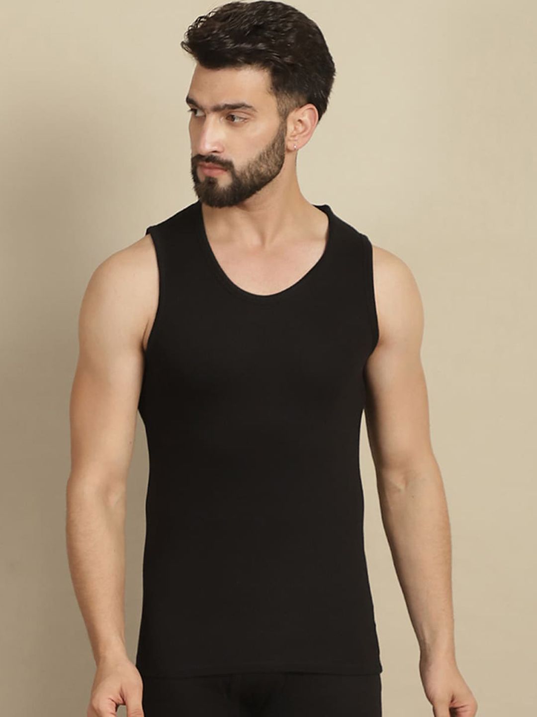 Aerowarm Ribbed Sleeveless Thermal T-shirt