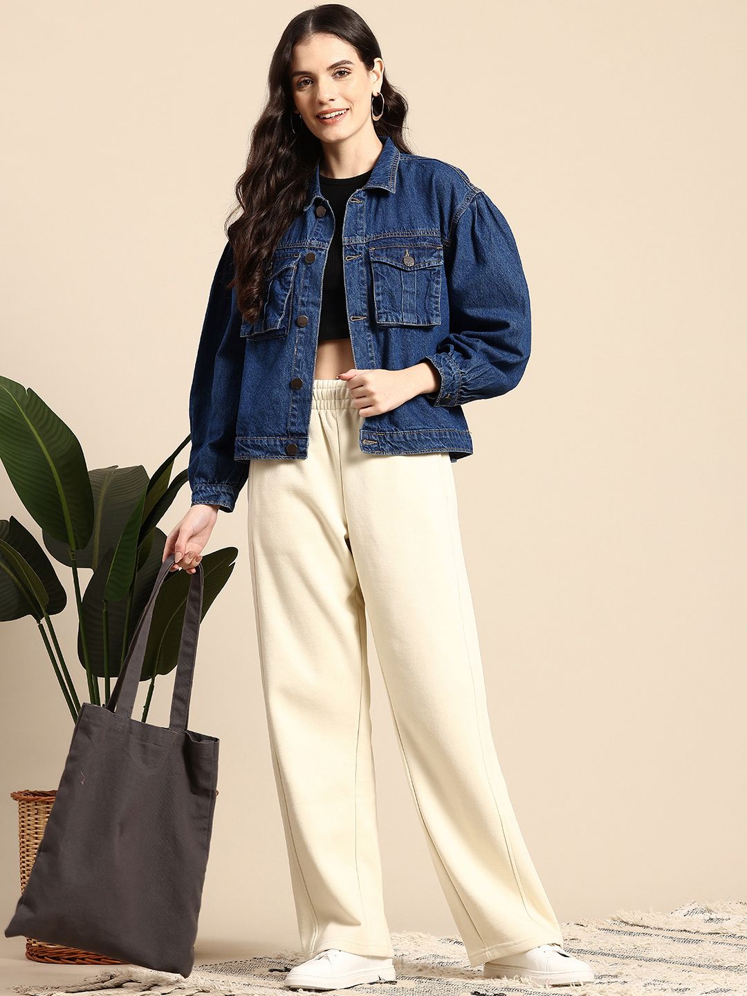 PUFF SLEEVE DENIM BIG JACKET Ⅱ Buy Sztori Plus Size Denim Jacket - Jackets for Men 33486179 | Myntra