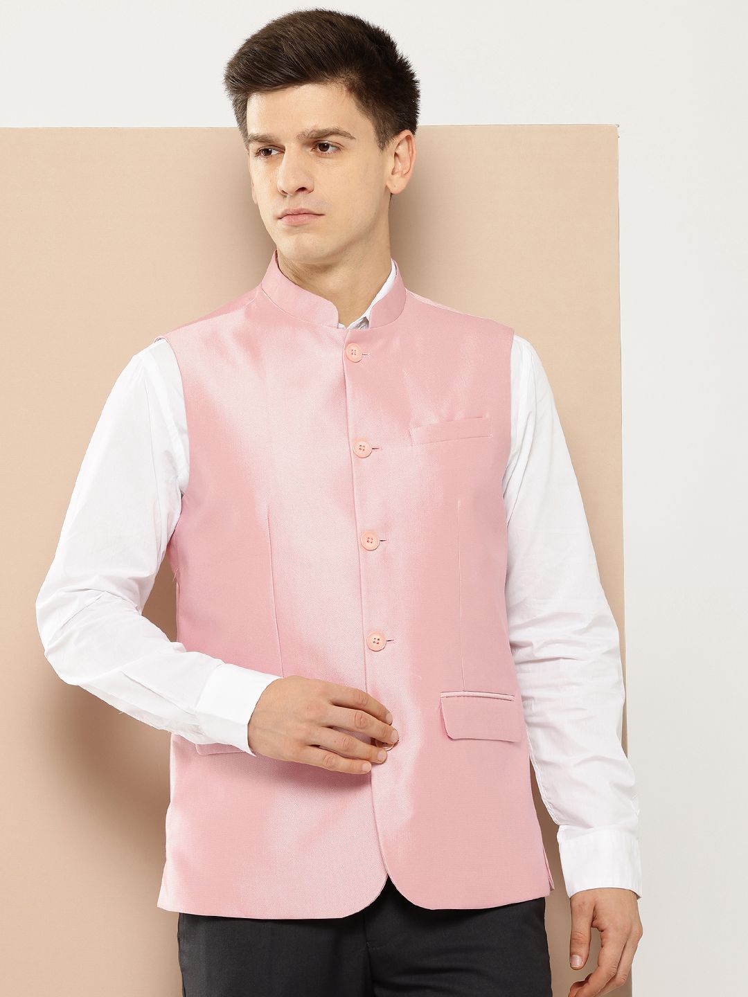 INVICTUS Woven Nehru Jacket