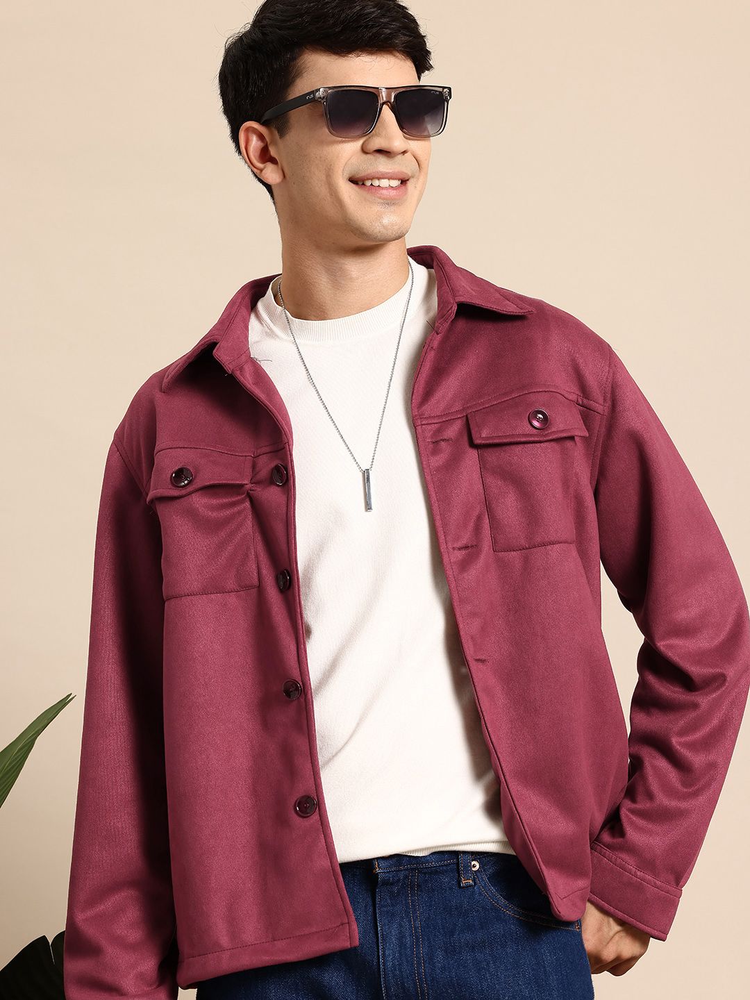 Mast & Harbour Spread Collar Tailored Jacket