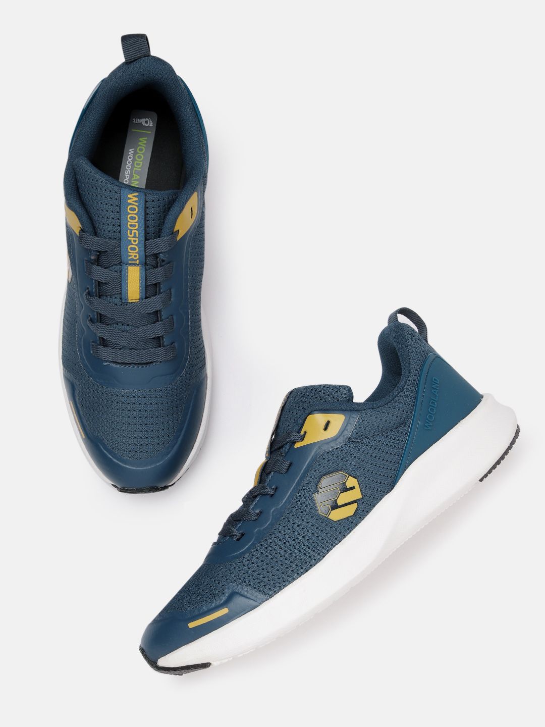 Woodland Men Woven Design Running Shoes