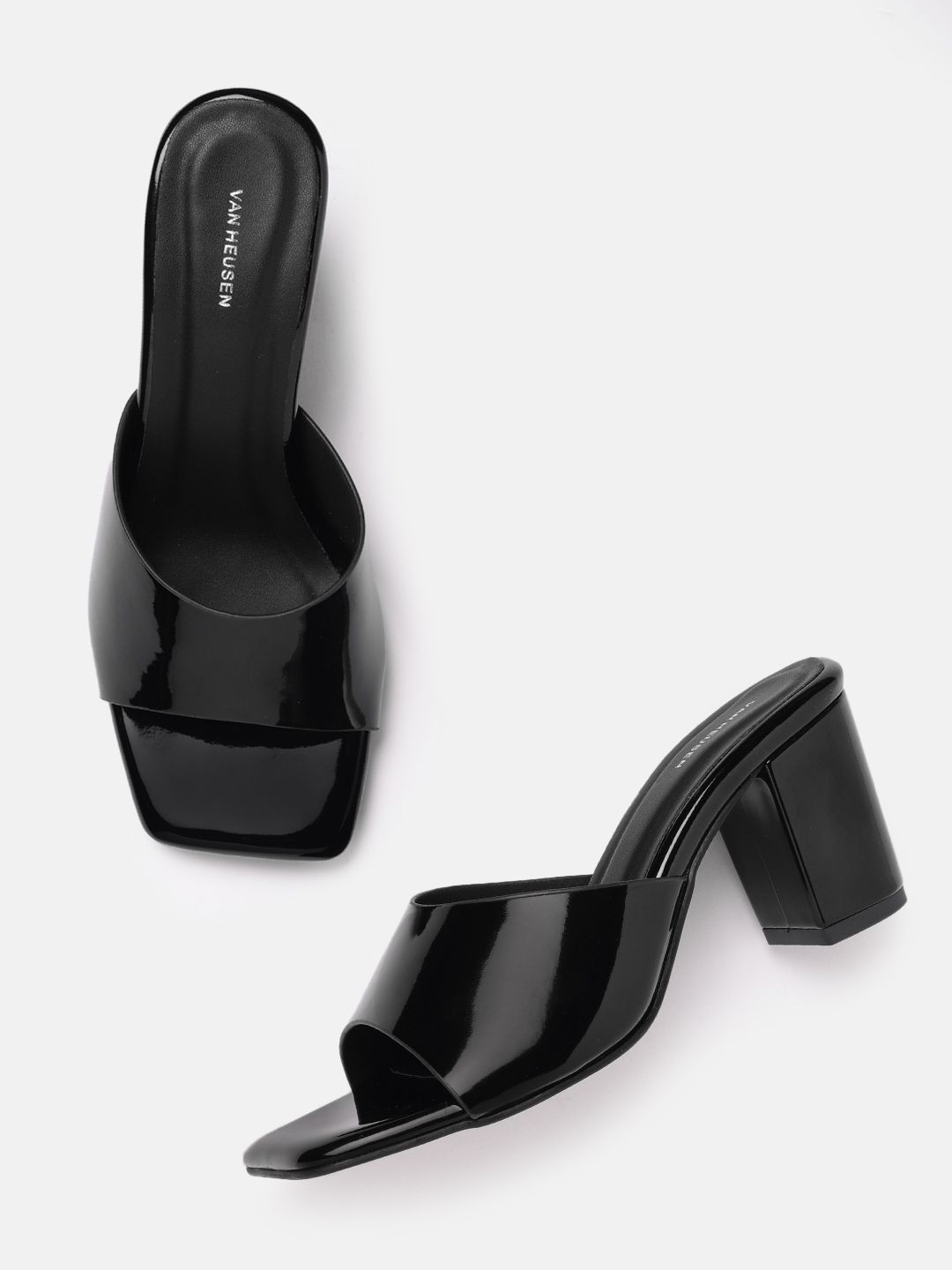 Van Heusen Open Toe Block Heels