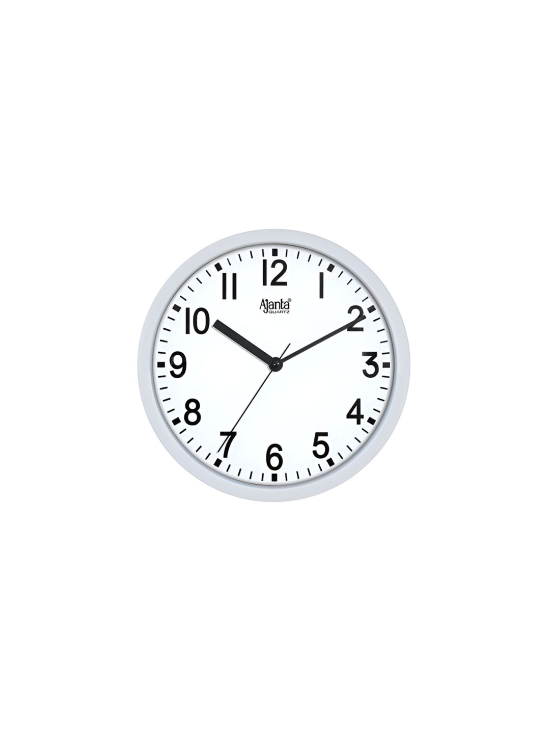 Ajanta Ajanta White Round Analogue Wall Clock