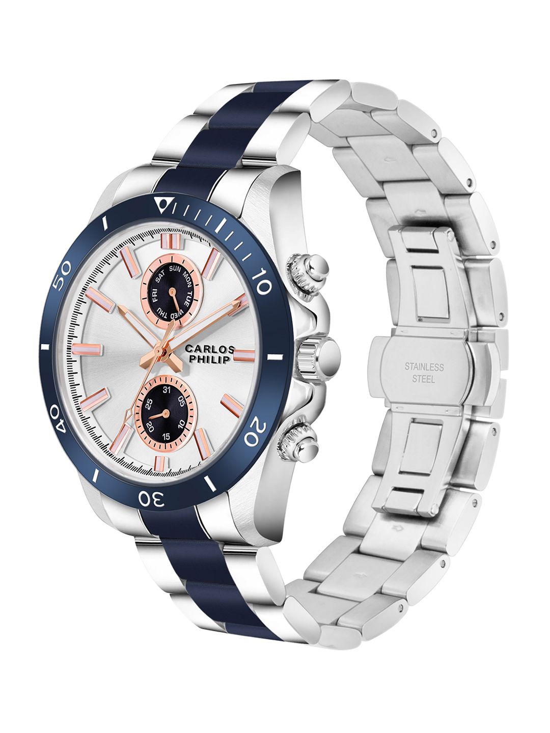 Buy CARLOS PHILIP Men Stainless Steel Straps Analogue Watch Apex