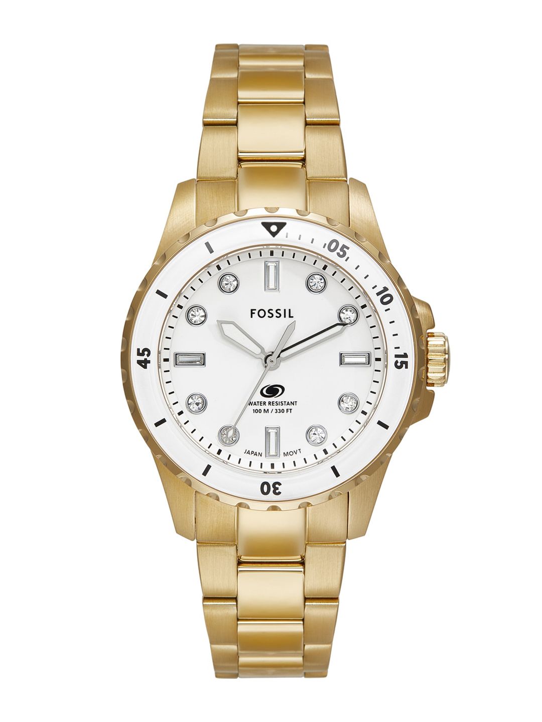 Fossil Fossil Women Dial & Stainless Steel Bracelet Style Straps Analogue Watch ES5350