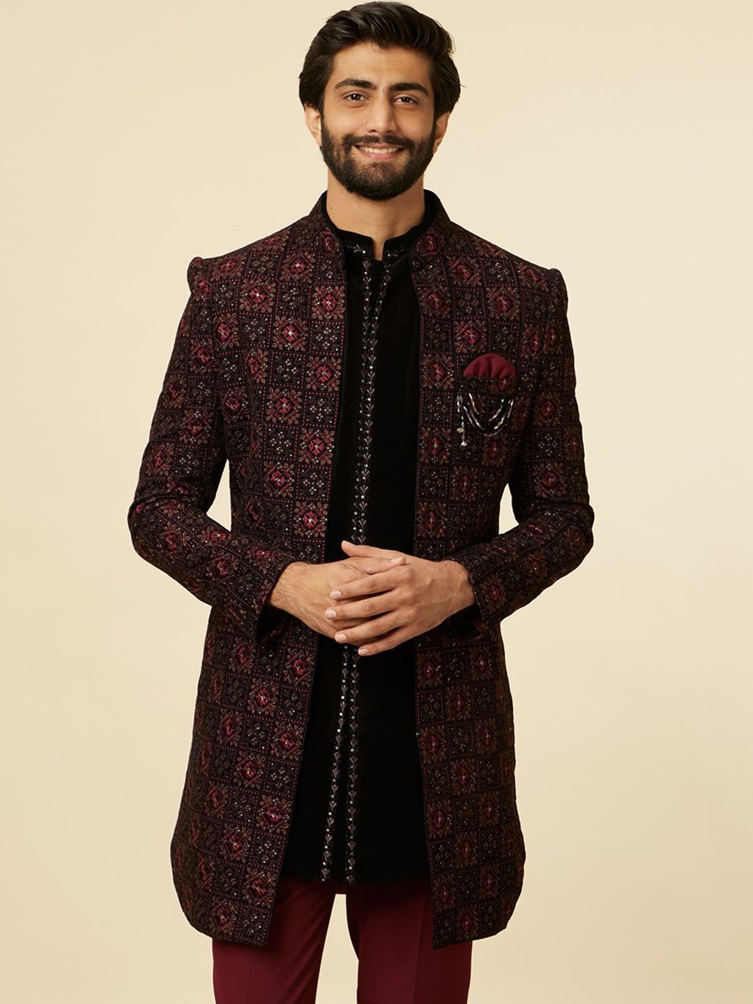 Manyavar Embroidered Sherwani