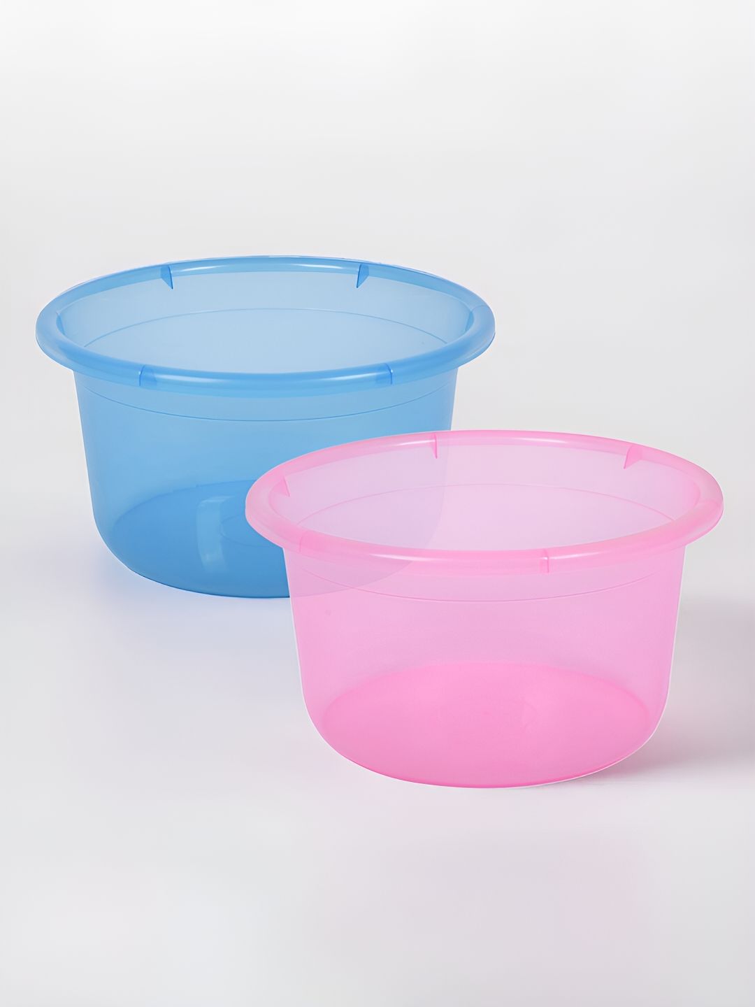 Kuber Industries Blue & Pink 2 Pieces Classic Bath Accessories Set