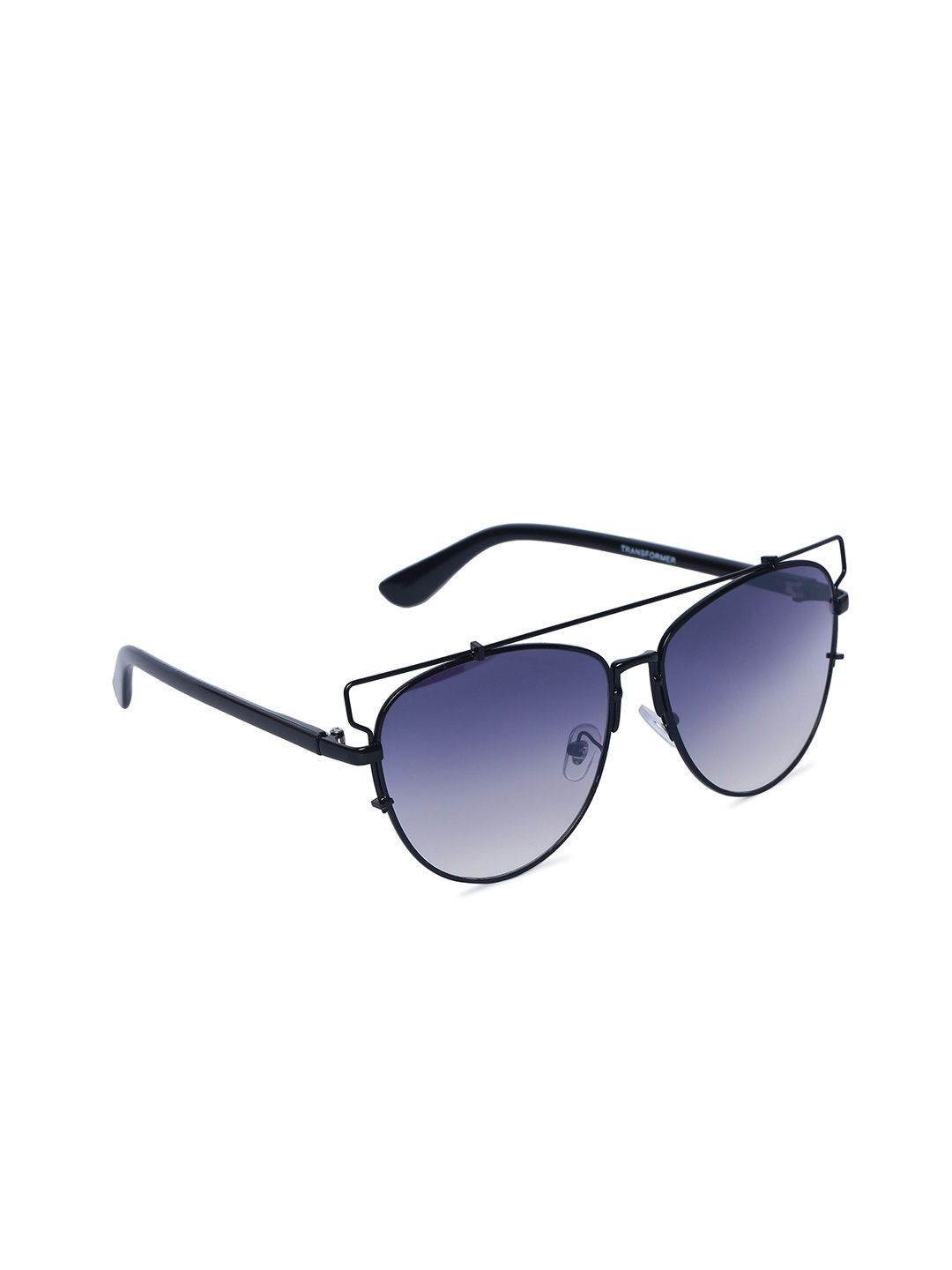 Mast & Harbour Unisex Grey Aviator Sunglasses with UV Protected Lens M&HSG-7702504