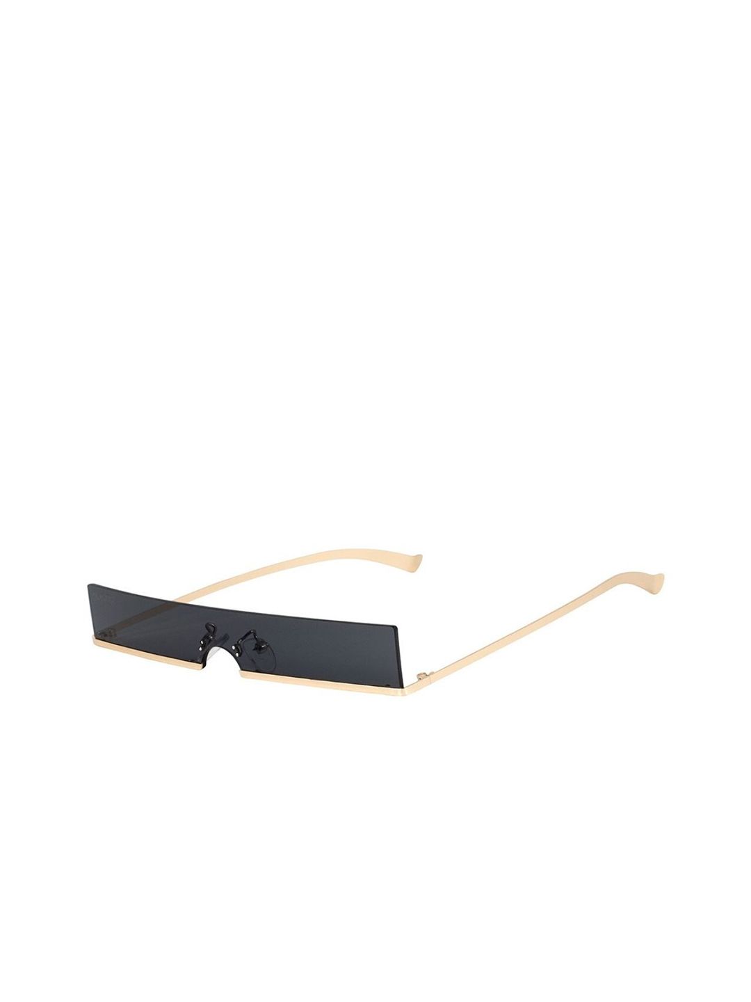 The Tinted Story Unisex Rectangle Sunglasses with UV Protected Lens TTS724 BLAL