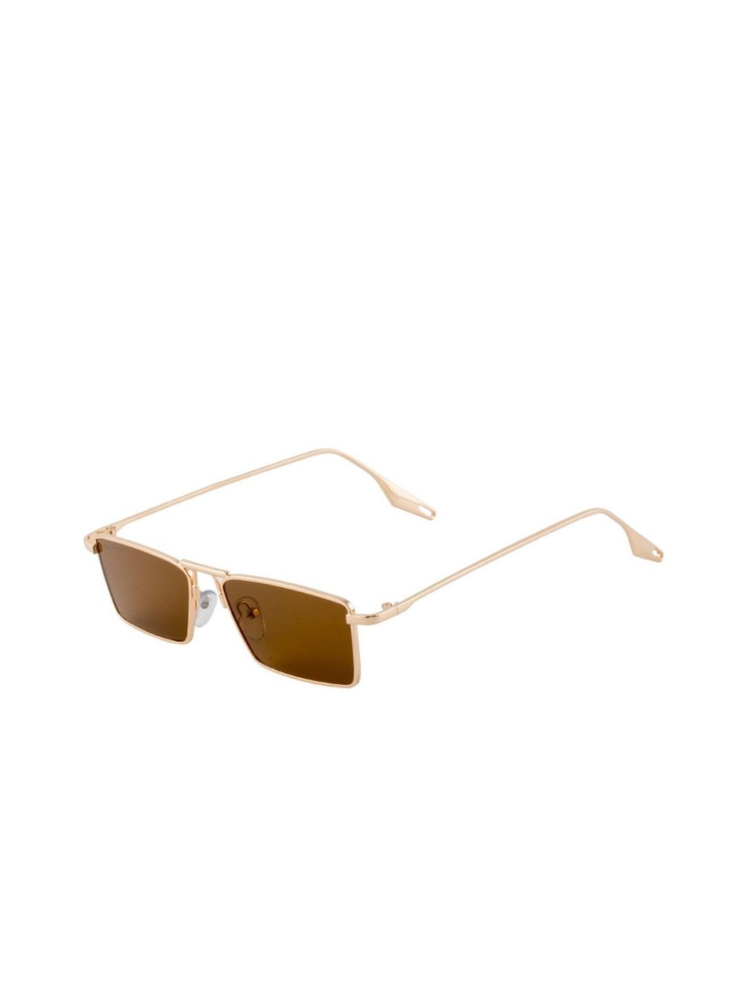 The Tinted Story Unisex Rectangle Sunglasses with UV Protected Lens-TTS513 BR