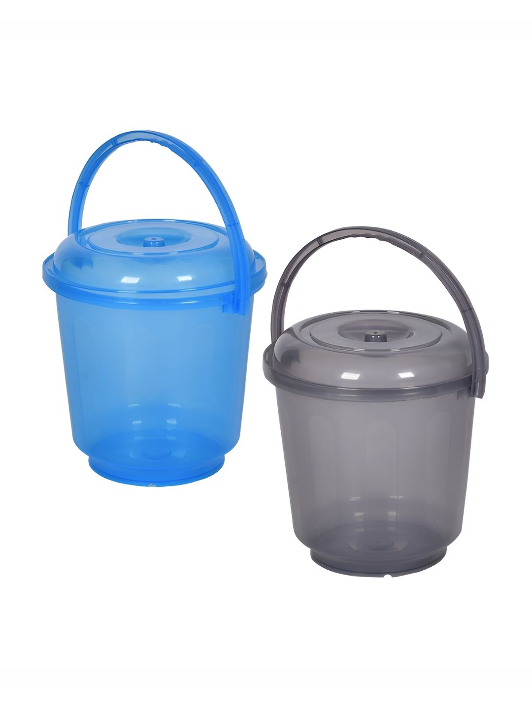 Kuber Industries Blue & Grey 2 Pieces Bath Accessories Set
