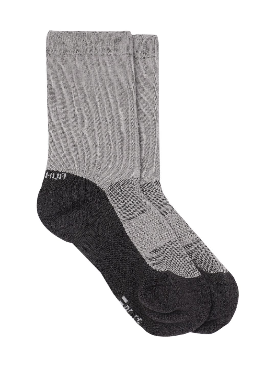 Decathlon Quechua - Unisex Grey NH50 Abrasion Resistant Hiking Socks Pack of 2