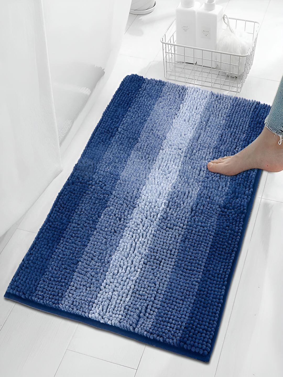 HOKIPO Blue 1000 GSM Soft Bath Rug
