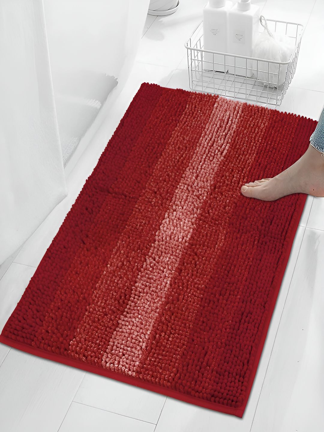 HOKIPO Red 1300 GSM Soft Bath Rug