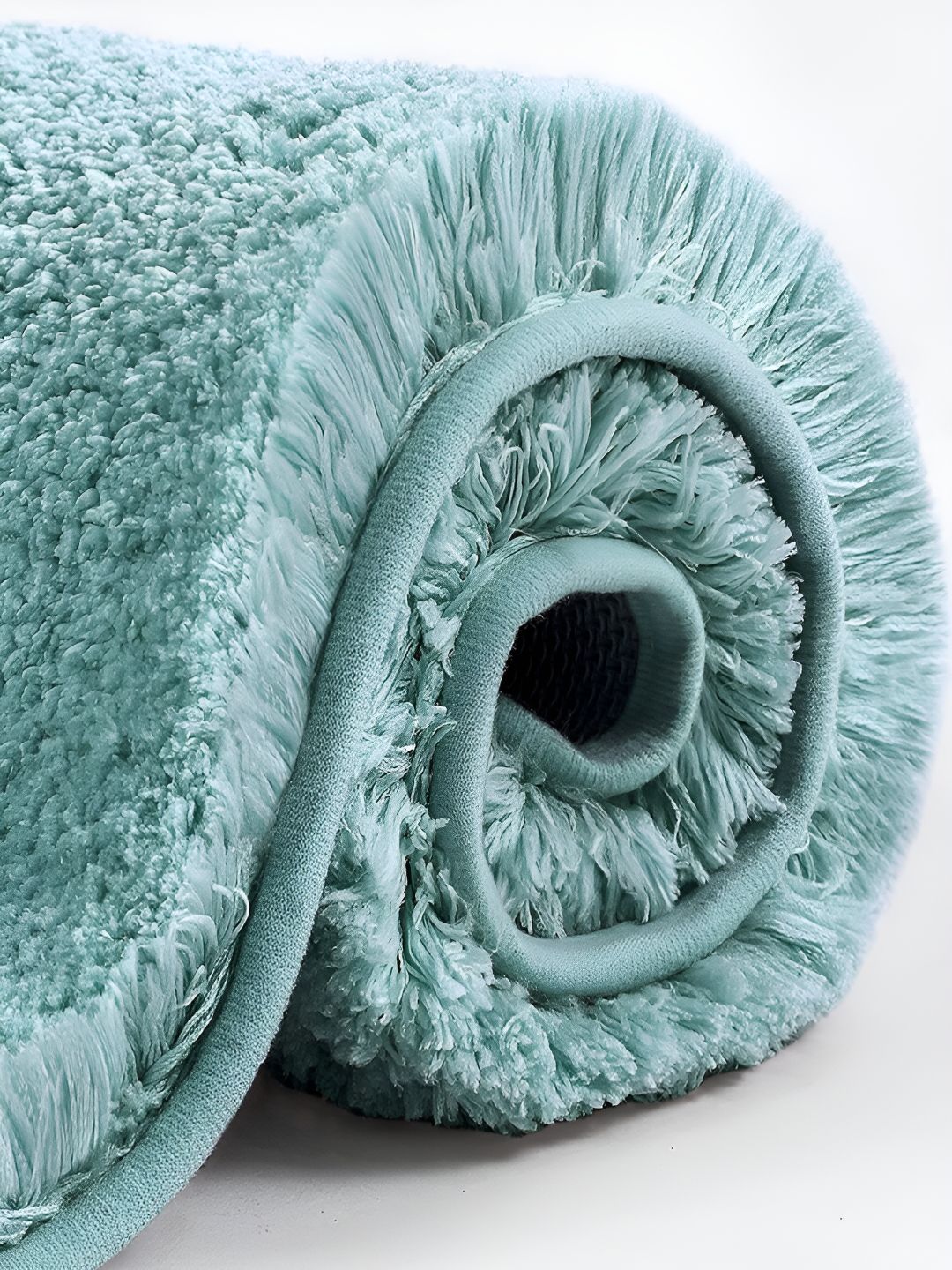 HOKIPO Turquoise Green Water Absorbing 2000 GSM Bath Rug