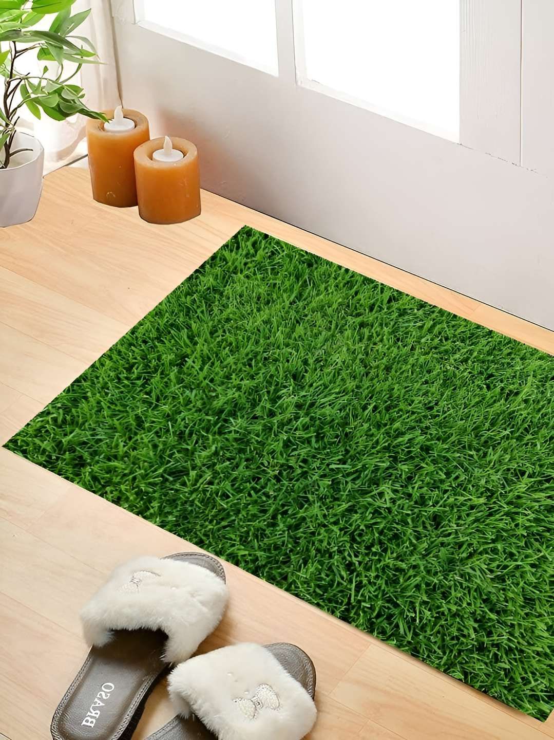 REVEXO Green Anti-Skid Floor Mat deal from myntra