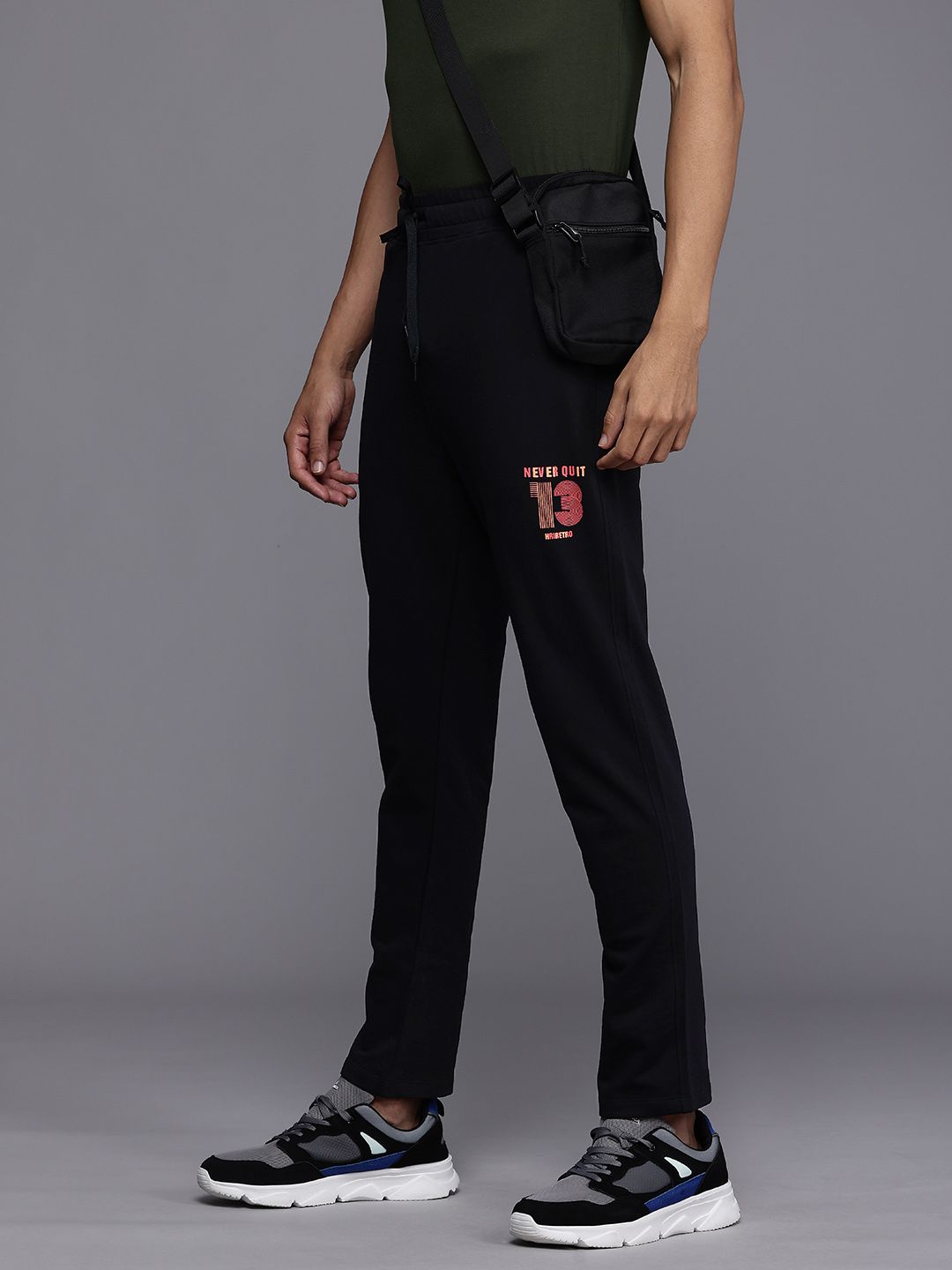 HRX By Hrithik Roshan Lifestyle Men Bio Wash Pure Cotton Track Pants