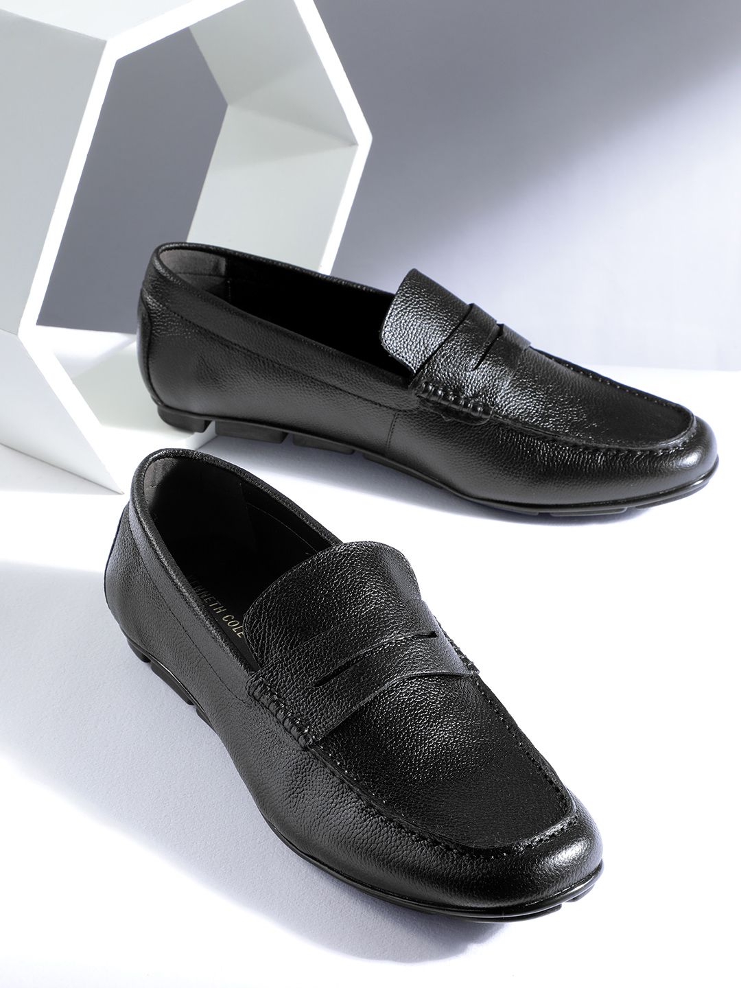 Kenneth Cole Men Leather Formal Penny Loafers