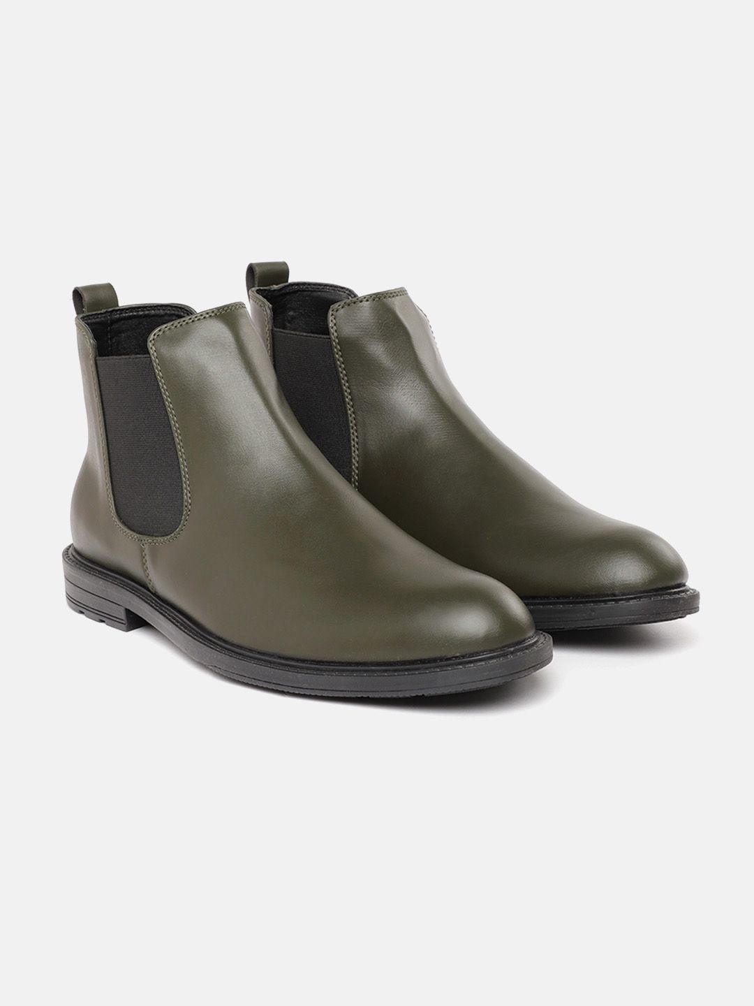 Buy The Roadster Lifestyle Co. Men Mid-Top Chelsea Boots - Boots