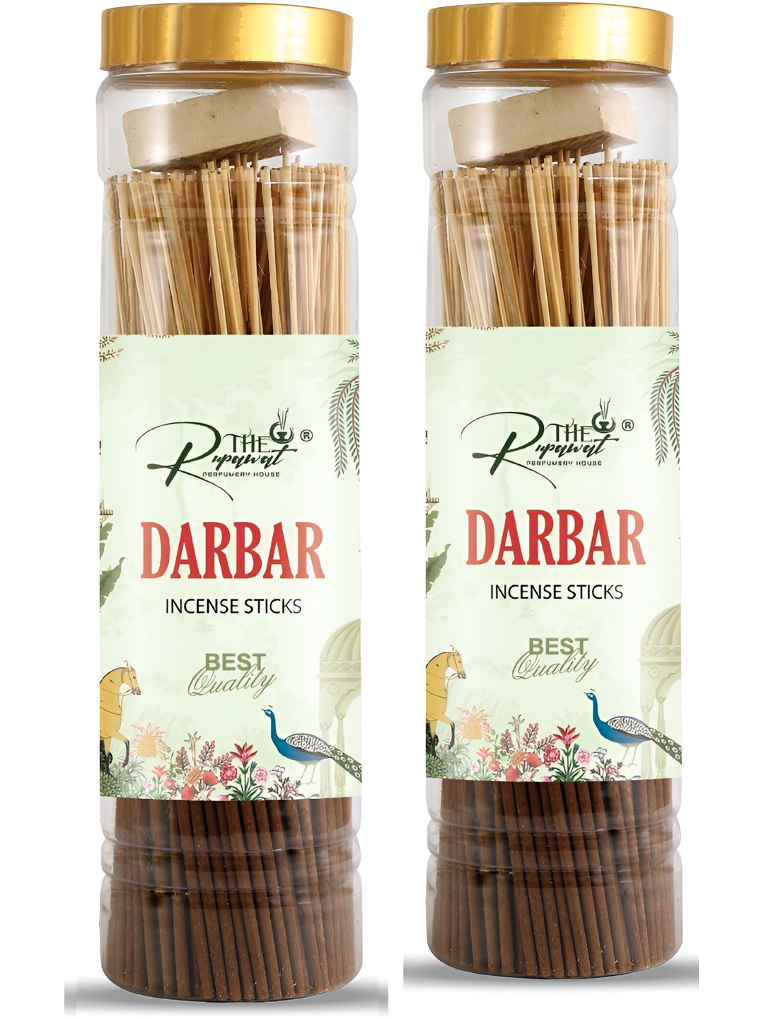 THE RUPAWAT Perfumery House Wood 2 Piece Scented Ganesh Chaturthi Incense Sticks