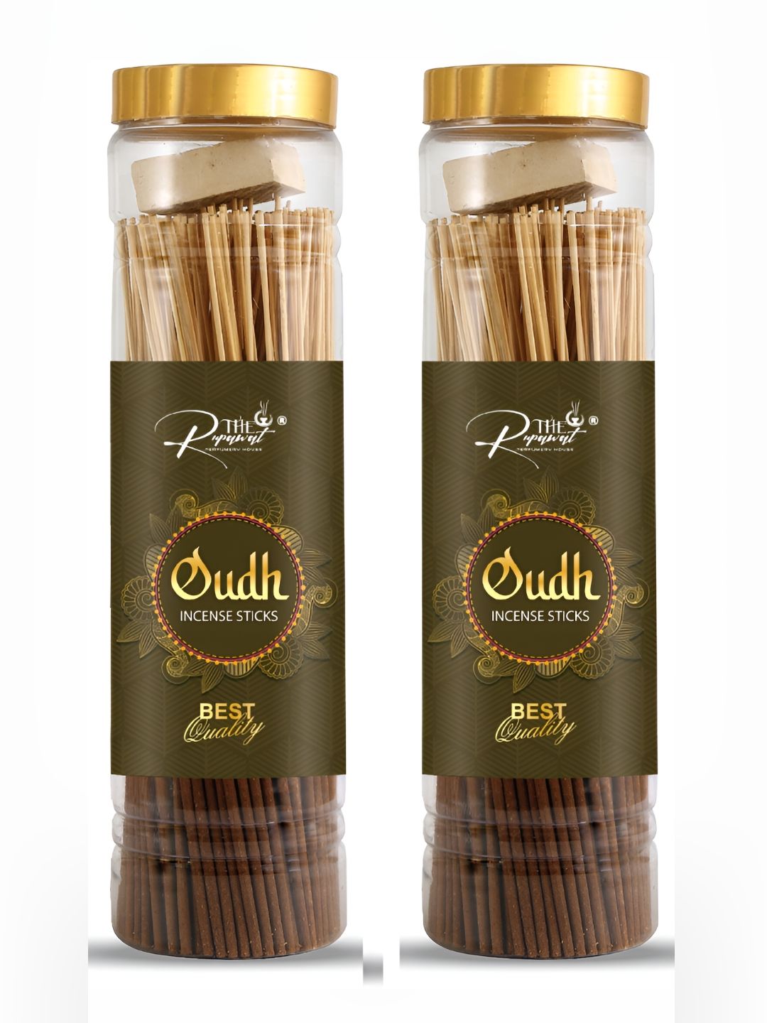 THE RUPAWAT Perfumery House Wood 2 Piece Scented Ganesh Chaturthi Incense Sticks