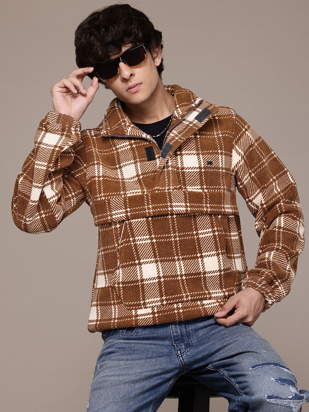 The Roadster Lifestyle Co. Checked Tailored Jacket