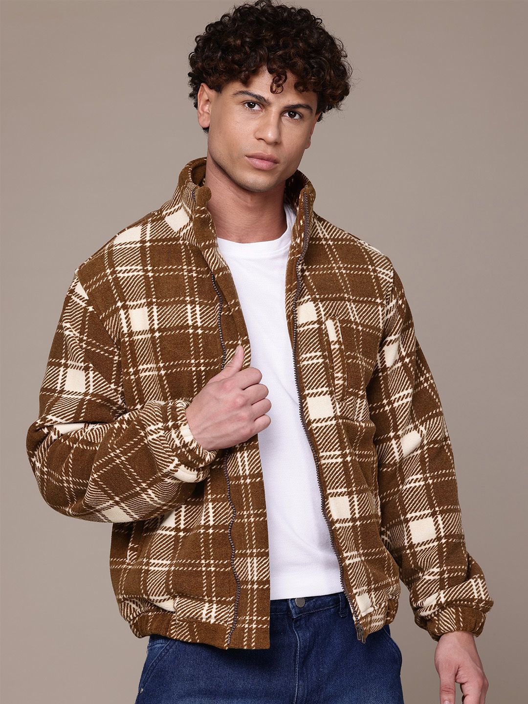 The Roadster Lifestyle Co. Checked Tailored Jacket