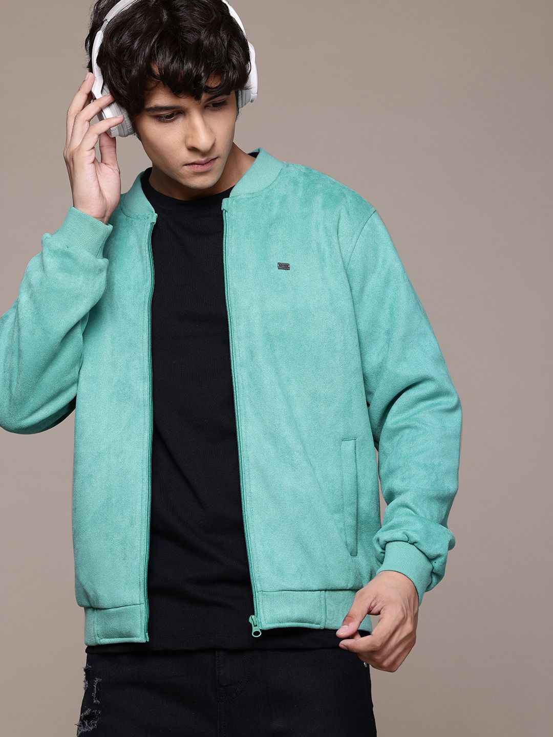 The Roadster Lifestyle Co. Regular Fit Bomber Jacket