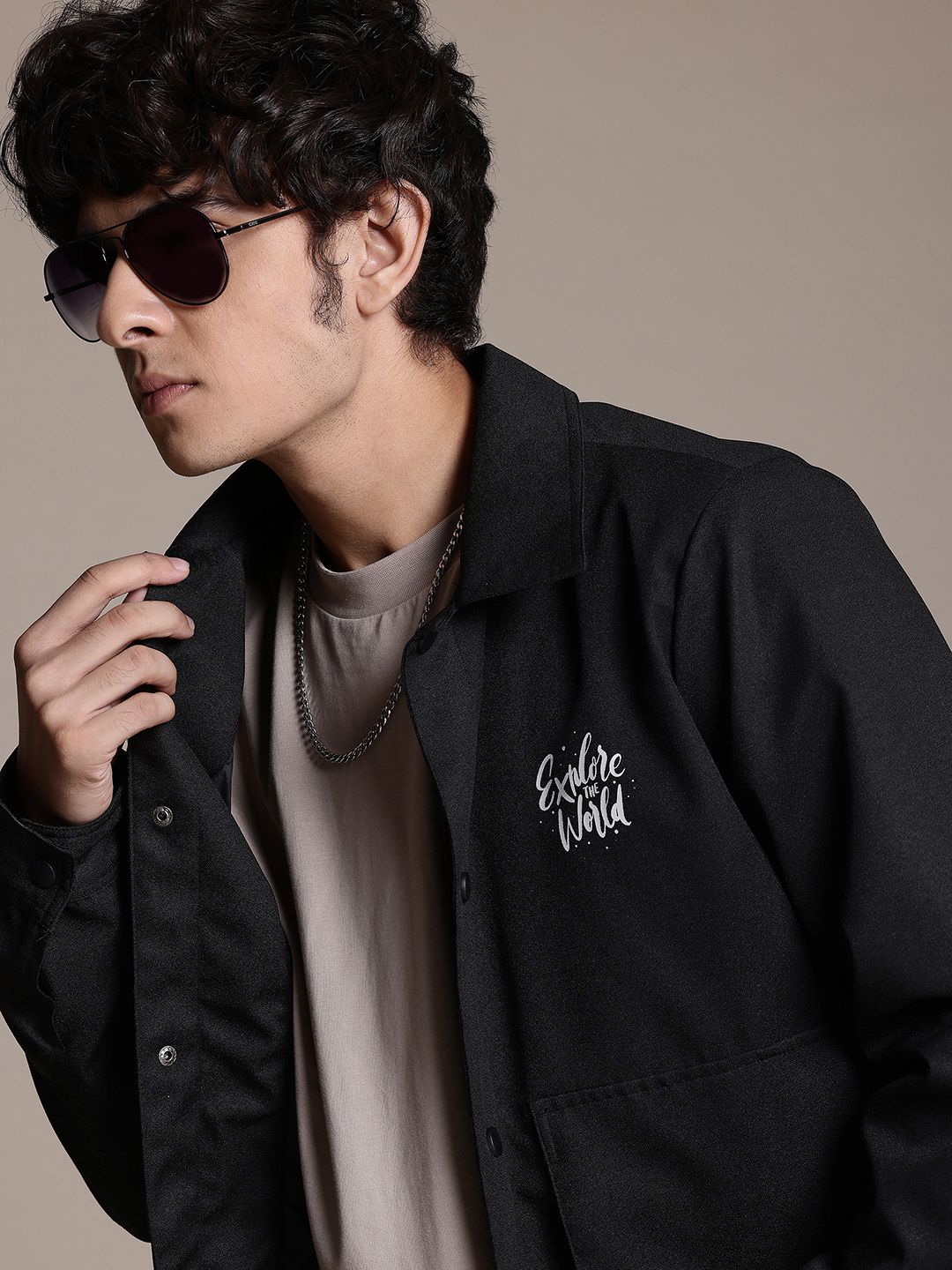 Roadster The Lifestyle Co. Printed Detail Tailored Jacket