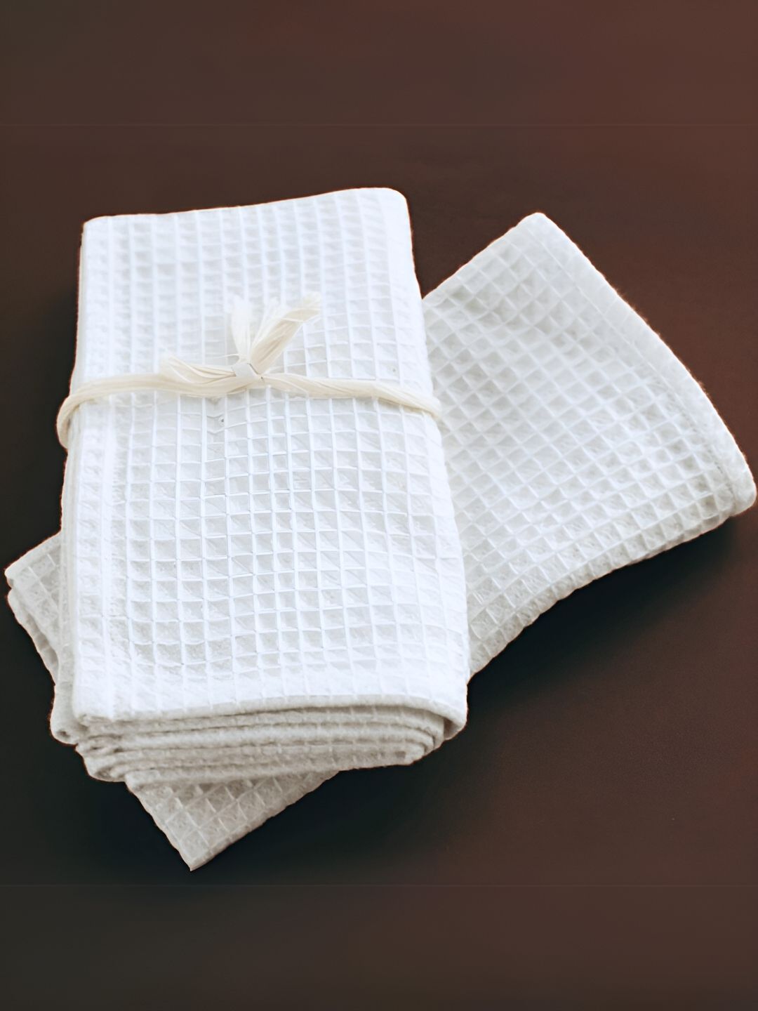 Peepul Tree White 2 Pieces Cotton 300 GSM Towel Set