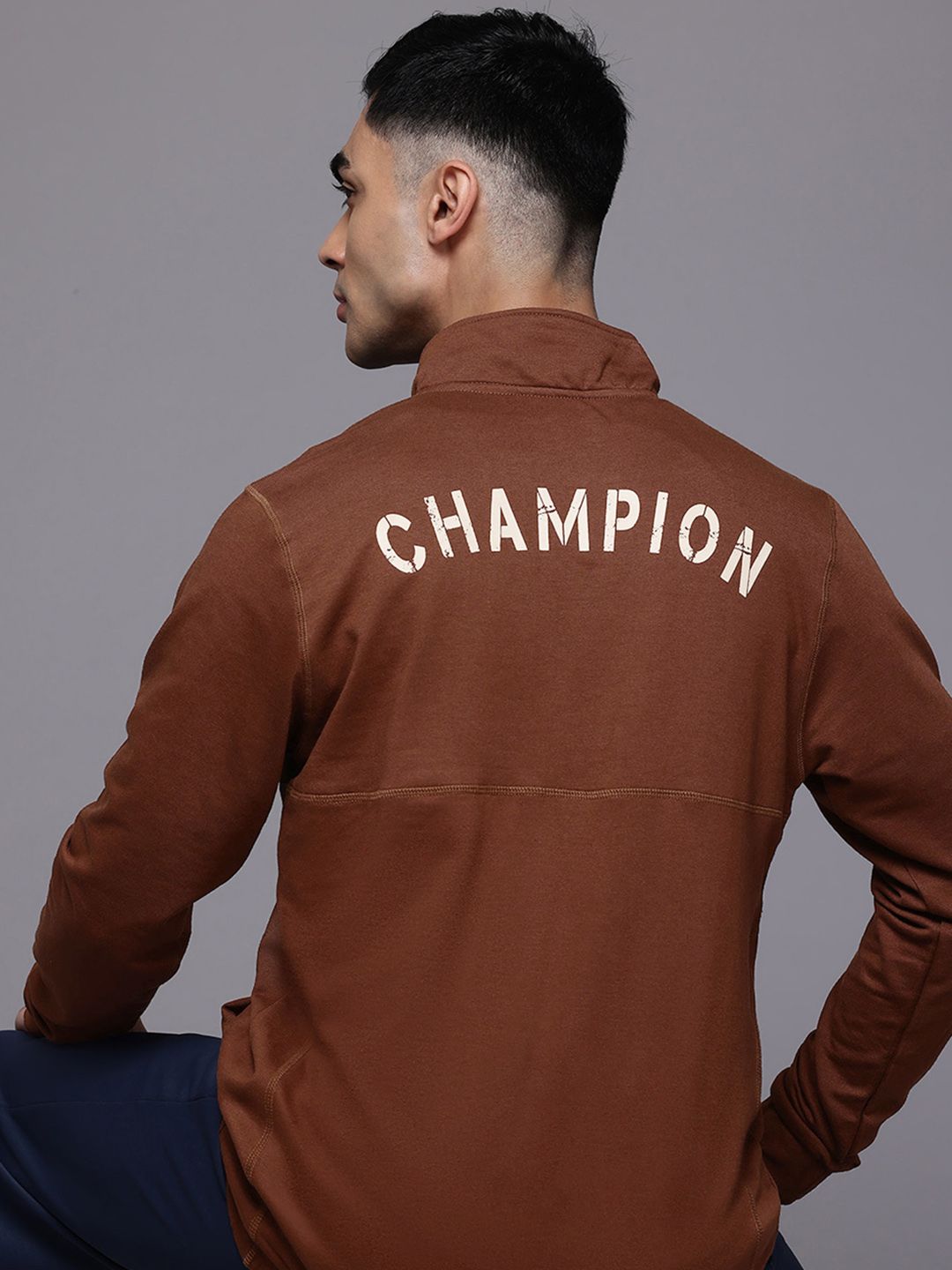 HRX by Hrithik Roshan Iron Tribe Printed Training Sweatshirt