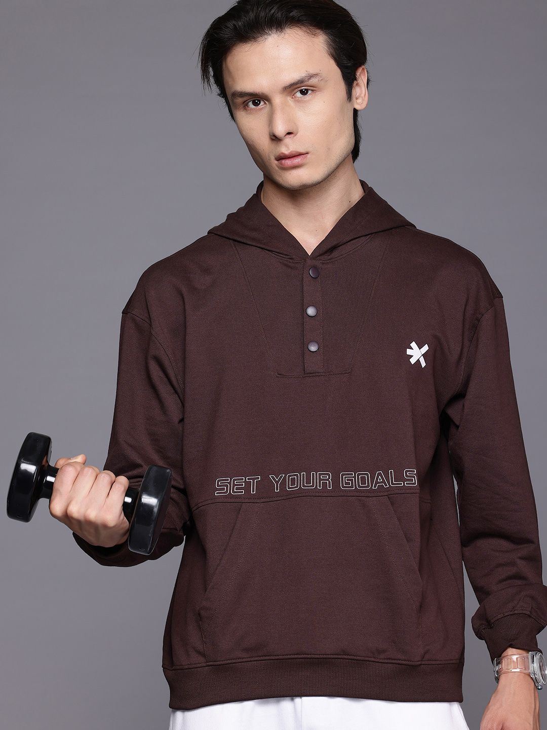 HRX by Hrithik Roshan Printed Training Sweatshirt