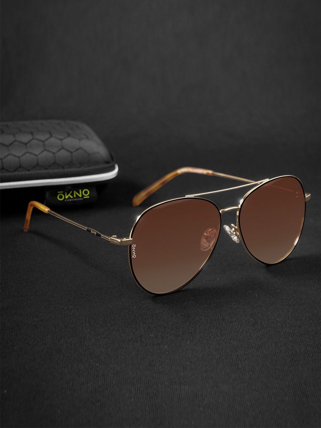 OKNO Unisex Aviator Sunglasses With Polarised Lens OKNOWrenSntC4