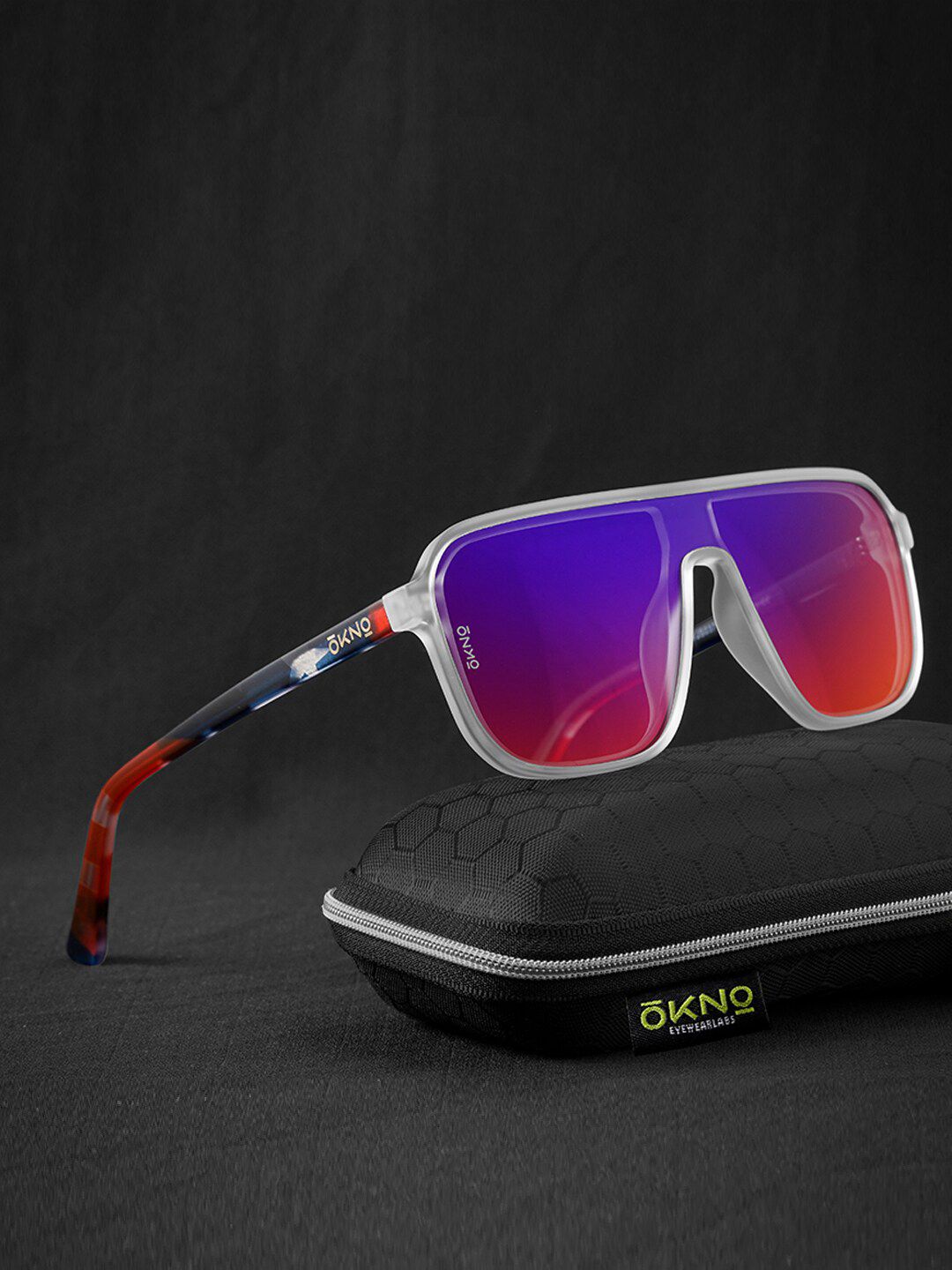 OKNO Unisex Rectangle Sunglasses With Polarised Lens OKNORyftJFC1