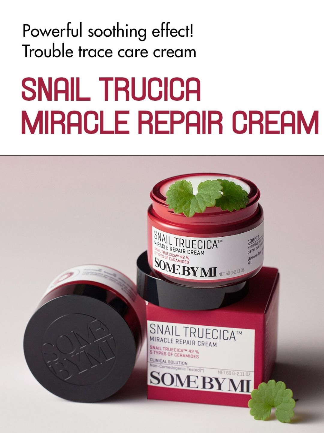 Buy SOME BY MI Snail Truecica Miracle Repair Cream - 60g - Day