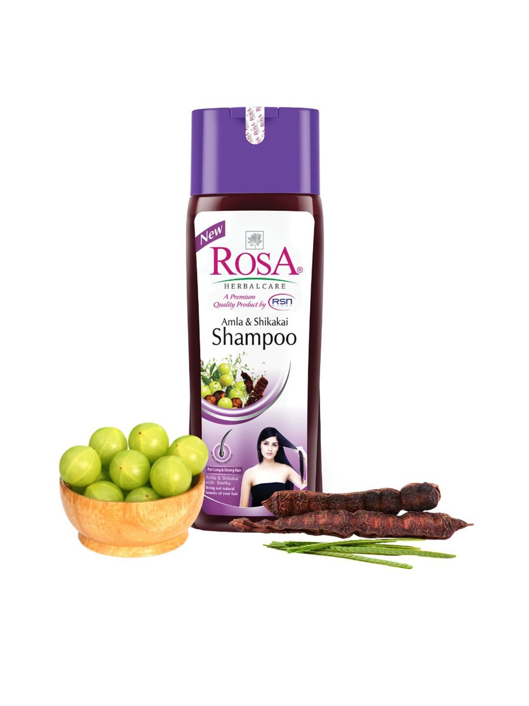 ROSA Amla & Shikakai Shampoo With Reetha - 500ml