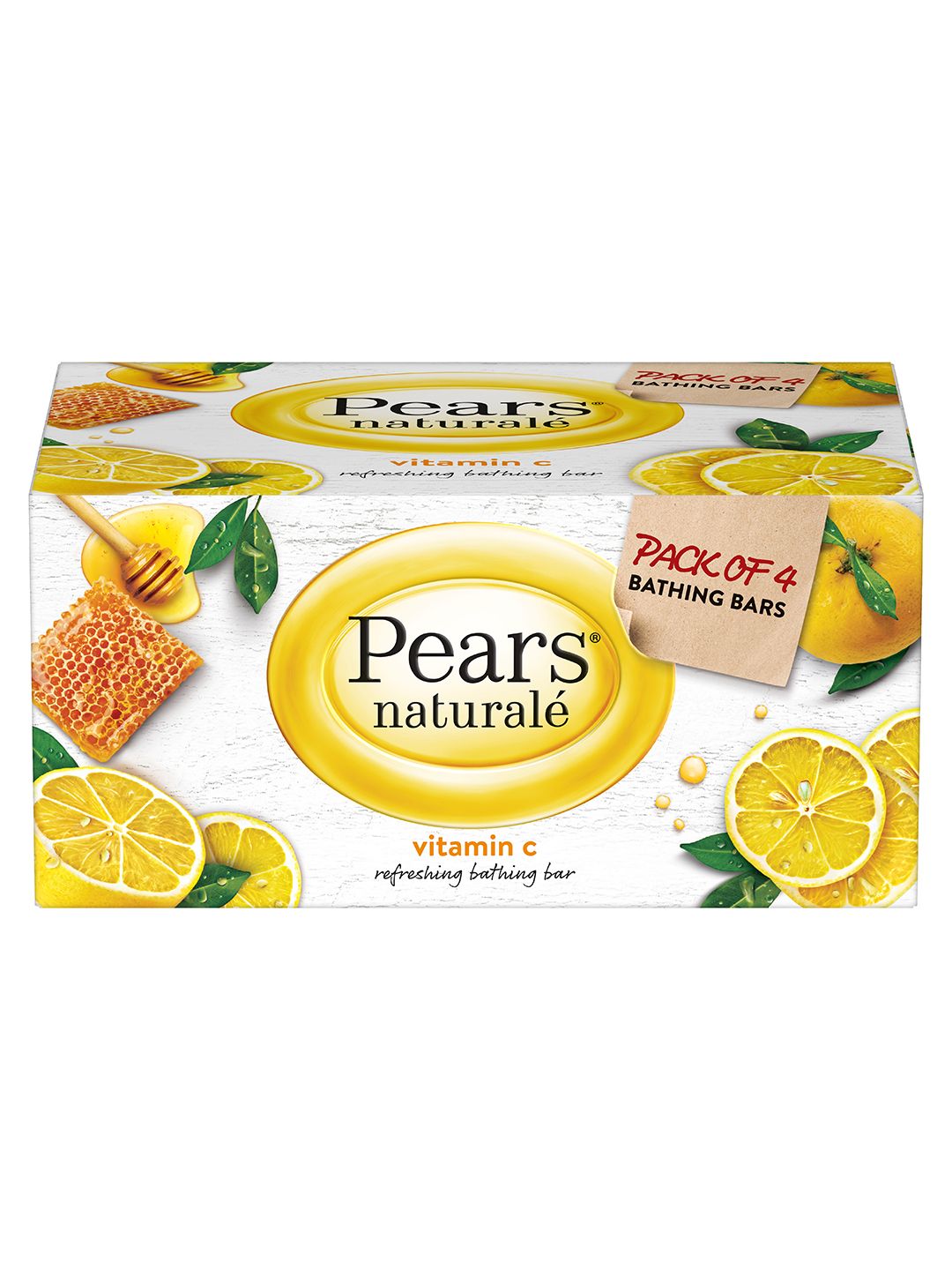 Pears Naturale Set of 4 Vitamin C Soap - 125g each